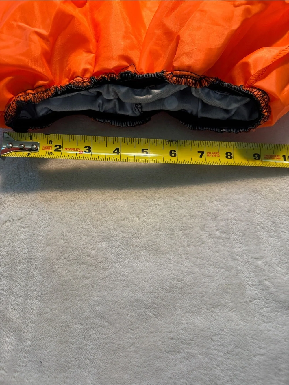 Halloween children’s orange and black monarch butterfly costume. Removable wings
